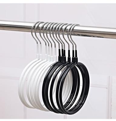 China Modern 13.5 and 10.5cm Round Metal Belt Ring Holder Belt Scarf Jewelery Accessory Hanger for sale