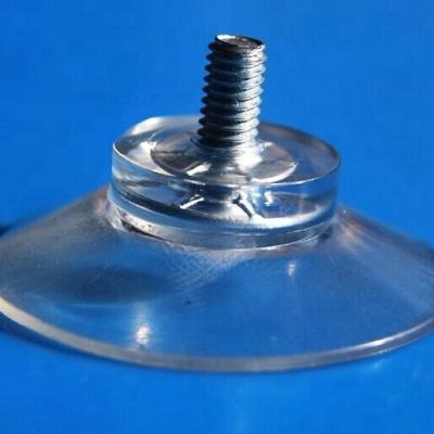 China Eco-friendly 32mm suction cup with screw table mat for glass furniture for sale