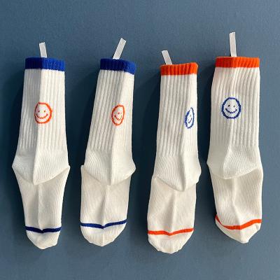 China High Quality QUICK DRY Cotton Kids Booties Fashion Boy Girls Socks Midi Tube Striped Kids Socks for sale