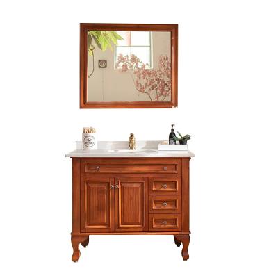 China Traditional Custom Bathroom Cabinet Vanity Sets Bathroom Vanity Makeup Supplier for sale