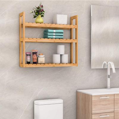 China Wall Mounted Type Modern Free Standing Organizer Corner Bathroom Multifunctional Adjustable Layer Storage Wall Mount Bathroom Organizer for sale