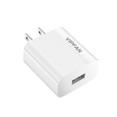 China VIPFAN 15W USA Quick Charging QC2.0 Charger Adapter Usb Wall Single Left Quick Charger For iPhone 11 pro M for sale