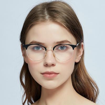 China 2021 new design optical frame tr90 glass optical frame blue light blocking monocle frames for sale