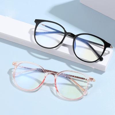 China TR90 Optical Frame Eyewear Frame Classic Round Optical Frame Computer Blue Light Blocking Glasses for sale