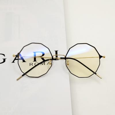 China Classic Round Optical Frame Glasses Wholesale Oversized Cheap Optical Frame Unisex Eyeglasses Stock for sale