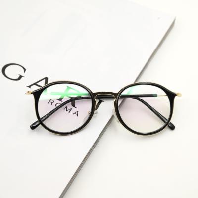 China Fashionable Metal Round Optical Frame Wholesale TR90 Optical Glasses Eyeglasses Sale Cheap Spectacles Eyeglasses for sale