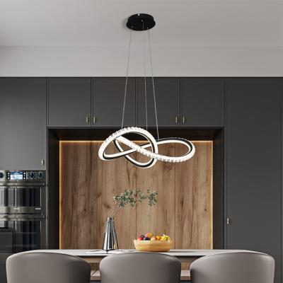 China Modern Modern Chandelier LED Dimmable Pendant Lamp Suitable For Restaurants And High Ceilings Nordic Chandelier for sale