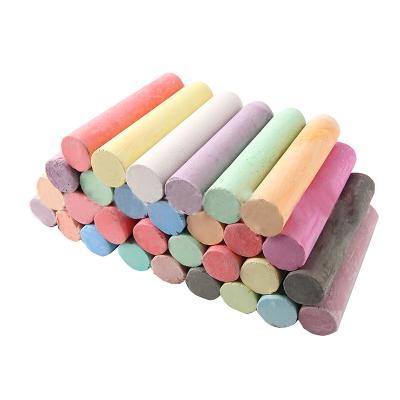 China Painting Sidewalk Drawing Colorful Jumbo Chalk Art Play For Kid Washable 105mm Sidewalk Chalk Set 136pcs and Adult Art Play for sale