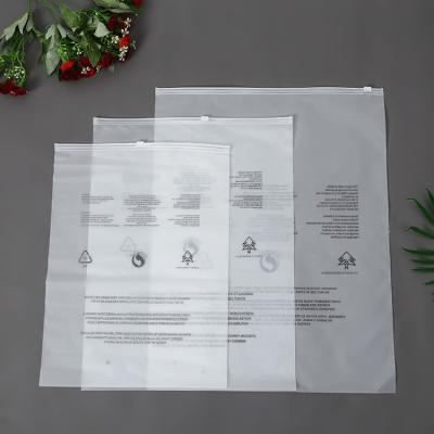 China Amazon disposable frosted matte sealable waterproof plastic ziploc packing mailing bags for clothing for sale