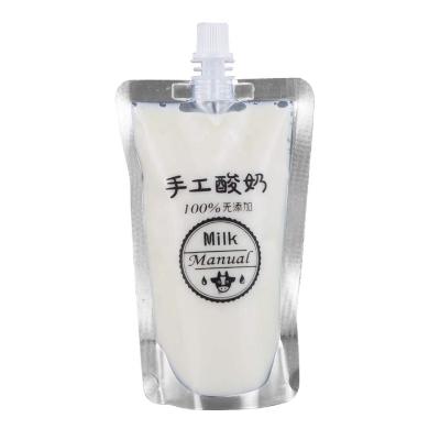 China With Spout 180ml Custom Printed Resealable Clear Drinks Pouch Plastic Bags With Own Logo Retort Spout Pouch for sale