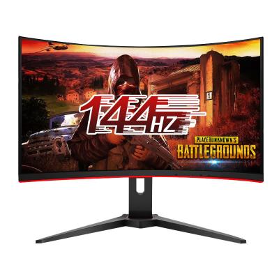 China OEM Curved Frameless LCD Screen 2K 27inch 144 Hz 1ms Gaming Monitor for sale