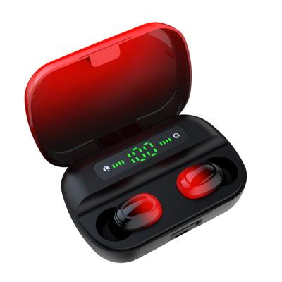 China In-ear Q61X TWS IPX7 Gradient Color Earphones 1500mAh Charging Case 9D Headset LED Display Stereo Sports Game Radio Headphone Earbuds for sale