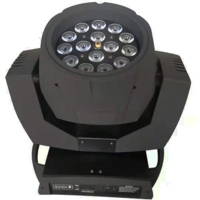 China STAGE/BAR 18PCS 3W LED moving head colorful fog machine for stage lighting, led light decorative 2000W fogging machine for DMX control for sale