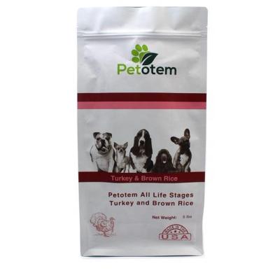 China Recyclable Plastic 5LB Custom Printed Stand Up Pet Food Packaging Pouch for sale