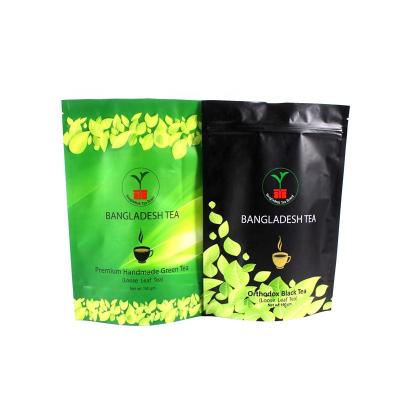 China BIODEGRADABLE Custom Printed Stand Up Pouch Packaging Edible Mylar Plastic Bag For Tea Packaging for sale