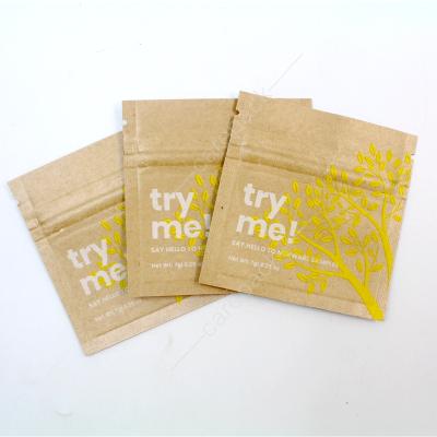 China Eco Friendly Disposable Water Proof Kraft Paper Bag For Matcha Green Tea for sale