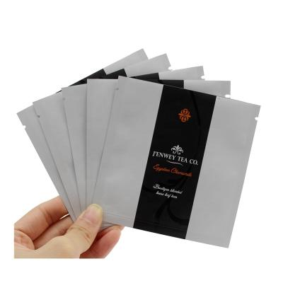 China Food Custom Printed To Foil Lined Empty Biodegradable Food Grade Tea Packaging Bag for sale