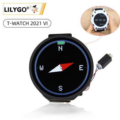 China LILYGO T-WATCH 2021 T-Micro32 Plus ESP32 Touch Screen Psram Vibration Motor Capacitive Programming Support WiFi BLE T-WATCH 2021 for sale