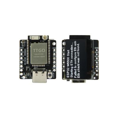 China LILYGO T-Lite W5500 Main Chip SSD1306 ESP32 Type-C 0.96 Inch T-Lite W5500 Oled Board USB Program Development for sale