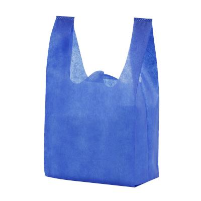 China BIODEGRADABLE shopping plastic bag vest bag manufacturers pe catering packaging custom bag supermarket custom logo for sale