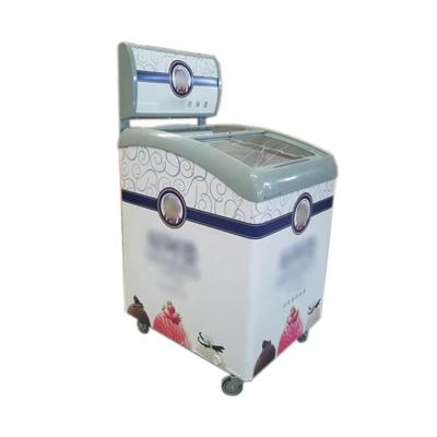 China Best Selling Single-temperature 158L Commercial Cheap Ice Cream Mini Fridge And Freezers for sale