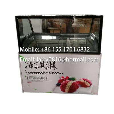 China Factory Customized Single-temperature Blown Freezers For Mobile Ice Cream Pop Popsicle Cart for sale