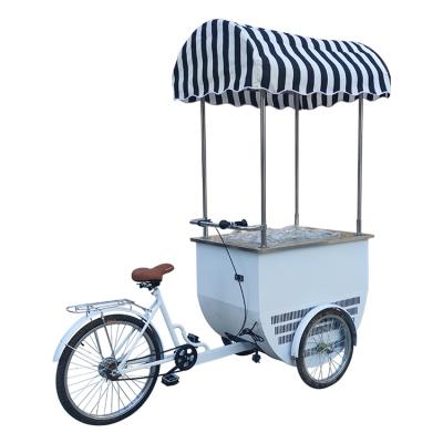 China Bakery gelato tricycle electric tricycle refrigerated ice cream bike for sale for sale