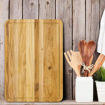 China Large Viable Bamboo Chopping Board Natural Bamboo Cutting Board for Kitchen for sale