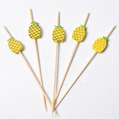 China Wholesale Easily Cleaned Bamboo Stick BBQ Spits Disposable Party Picks Bamboo Sticks For Sale for sale