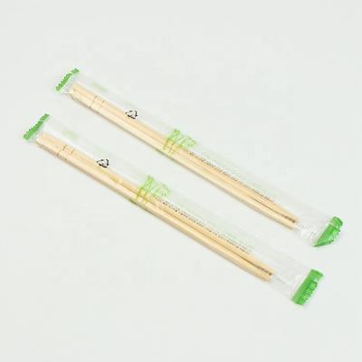 China Factory Direct Sale Disposable Plastic Wrapping Bulk Round Bamboo Disposable Chopsticks for sale