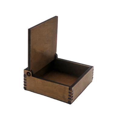 China Handmade Wood Stash Box Wood Jewelry Box For Diy Projects Storage Home Case Decorative Decor Box for sale