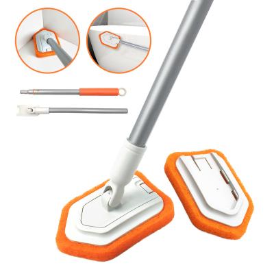 China Jehonn BSCI Bathroom Tile Floor Cleaning Brush Viable Multifunctional Telescopic Replaceable Sponge And PP Cleaning for sale