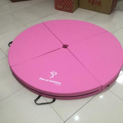 China Yoga Exercises 2022 Hot Sale 100mm Extra Thick Crash Mat Gym Pole Dance Floor Portable Mat for sale