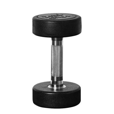 China Online Cheap Gym Equipment Dumbbells Dumbbell Sales Gym Equipment Dumbbell Set Round Head Dumbbell Rubber Weights for sale