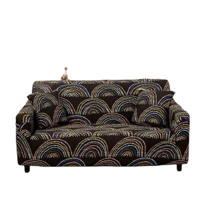 China Universal Waterproof Reclin Protector L Shape Single-Seat Sofa Print Color Furniture Cutout Sew Sofa Cover Sale America Customized for sale