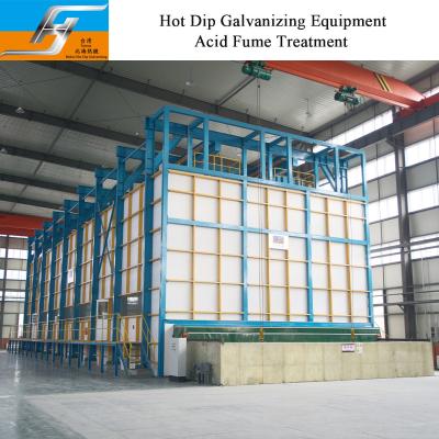 Κίνα Encapsulated Pre Treatment Protection Hot Dip Galvanizing Line Plant Equipment Zinc Kettle Best Provider Supplier προς πώληση