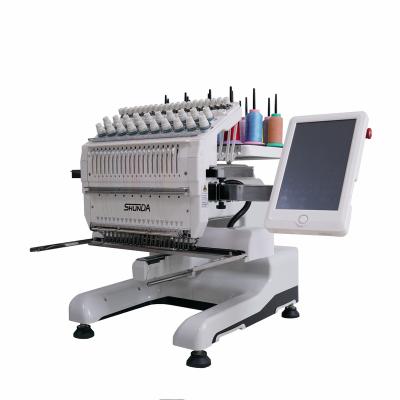 China Single Head Logo 20 Color Single Head Embroidery Machine For Sale Servo Motor for sale