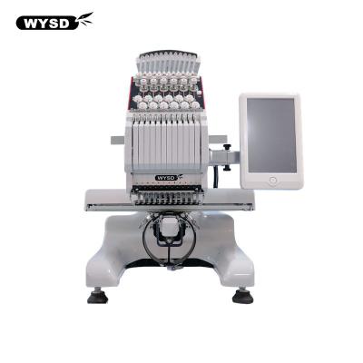 China Single Head Computer Embroidery Machine High Speed Multi Function Cap T-shirt Garment Embroidery Machines for sale