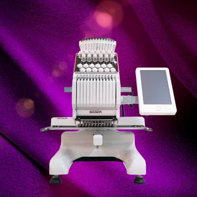 China automatic mini 1 head computer embroidery machine/3d hat embroidery machine/cross stitch embroidery machine zu verkaufen