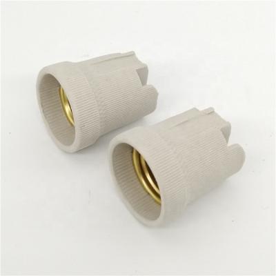 China Screw F519 E27 Ceramic Lamp Holder for sale