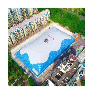 China High quality sports and entertainment inflatable airflow ice hockey airdome tent air supported structure ice hockey airdome for sale