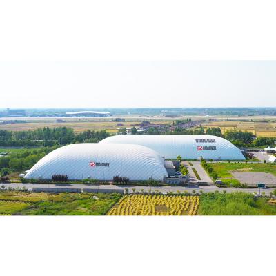 China High Quality Large Space Pressure Resistance Easy To Disassemble Inflatable Workshop Air Dome Tent Workshop Air Dome for sale