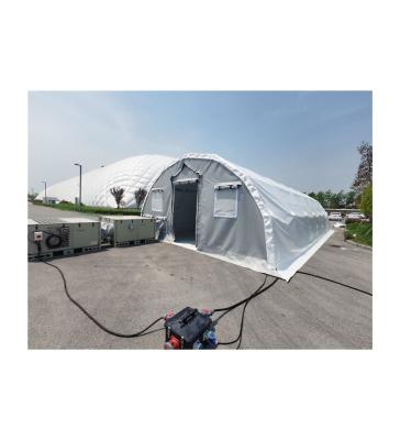 China New type tent with double isolation design in constant temperature and humidity environment inflatable medical tent mobile hospital for sale