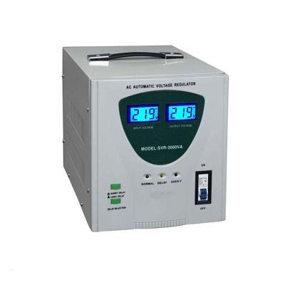 China To stabilize input voltage automatically To stabilize input voltage automatically WENBA SVC SVR 5000VA 4KW 5KW 110V 220VAC produced servo automatic voltage stabilizer for sale