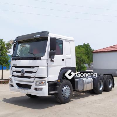 China emission euro 2 euro euro3 4 used china engines sinotruk howo tractor truck used 6x4 6800x2496x3563mm for sale