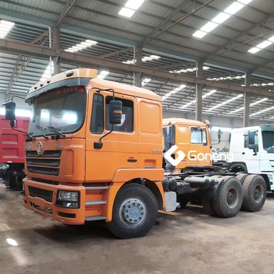 China good condition shackman shacman tractor truck head used china prices 380hp 420hp 6x4 euro2 euro4 6800x2496x3563mm for sale