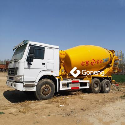 China Construction worksÂ   10 cubic meter truck mixer cement used concrete mixer truck sinotruk howo 9 m3 11 CBM 6x4 for sale