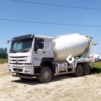 China Construction worksÂ   sinotruk mobile cement concrete mixer trucks 5m3 8m3 10cbm used howo truck concrete mixer for sale