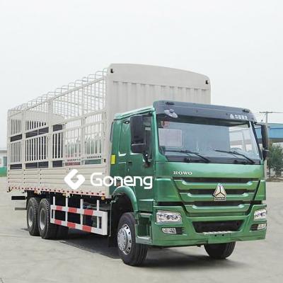 China good condition used fence truck 371hp 336 hp used howo cargo truck 6x4 sinotruck faw foton 12000x2550x3950mm for sale