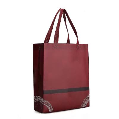 China 100% Eco-Friendly Manufacturers Customized Shopping Bags Variety Designs Wine Red Personalized Handbags for sale